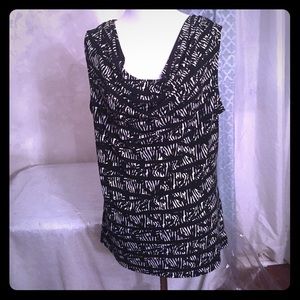 women's large Calvin Klein print sleeveless top